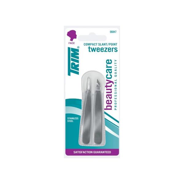 Trim 13834 Compact Tweezer Set - Precision Hair Removal Tool