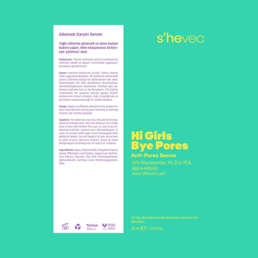 She Vec Hi Girls Bye Anti-Spot Serum 30ml