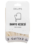 Eklips Medium Thick Bath Mitt for Gentle Body Exfoliation