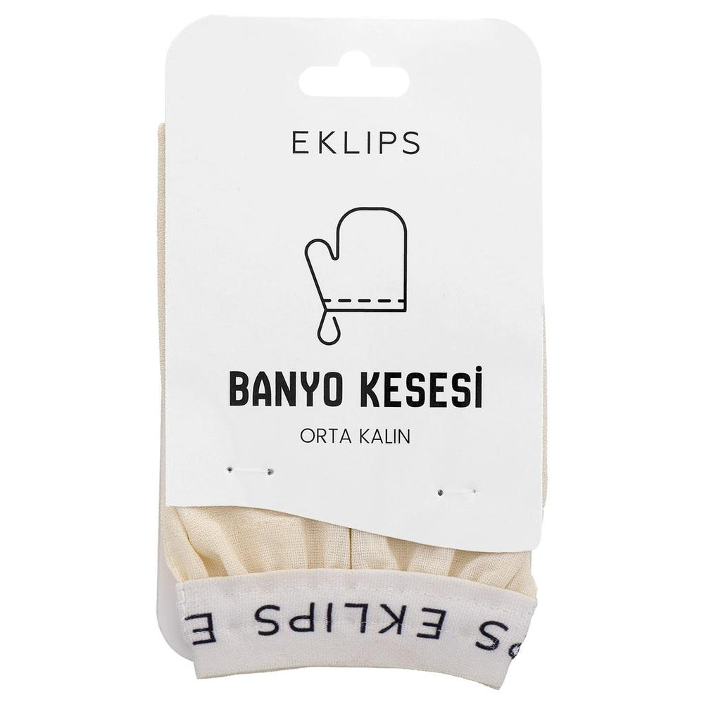Eklips Medium Thick Bath Mitt for Gentle Body Exfoliation
