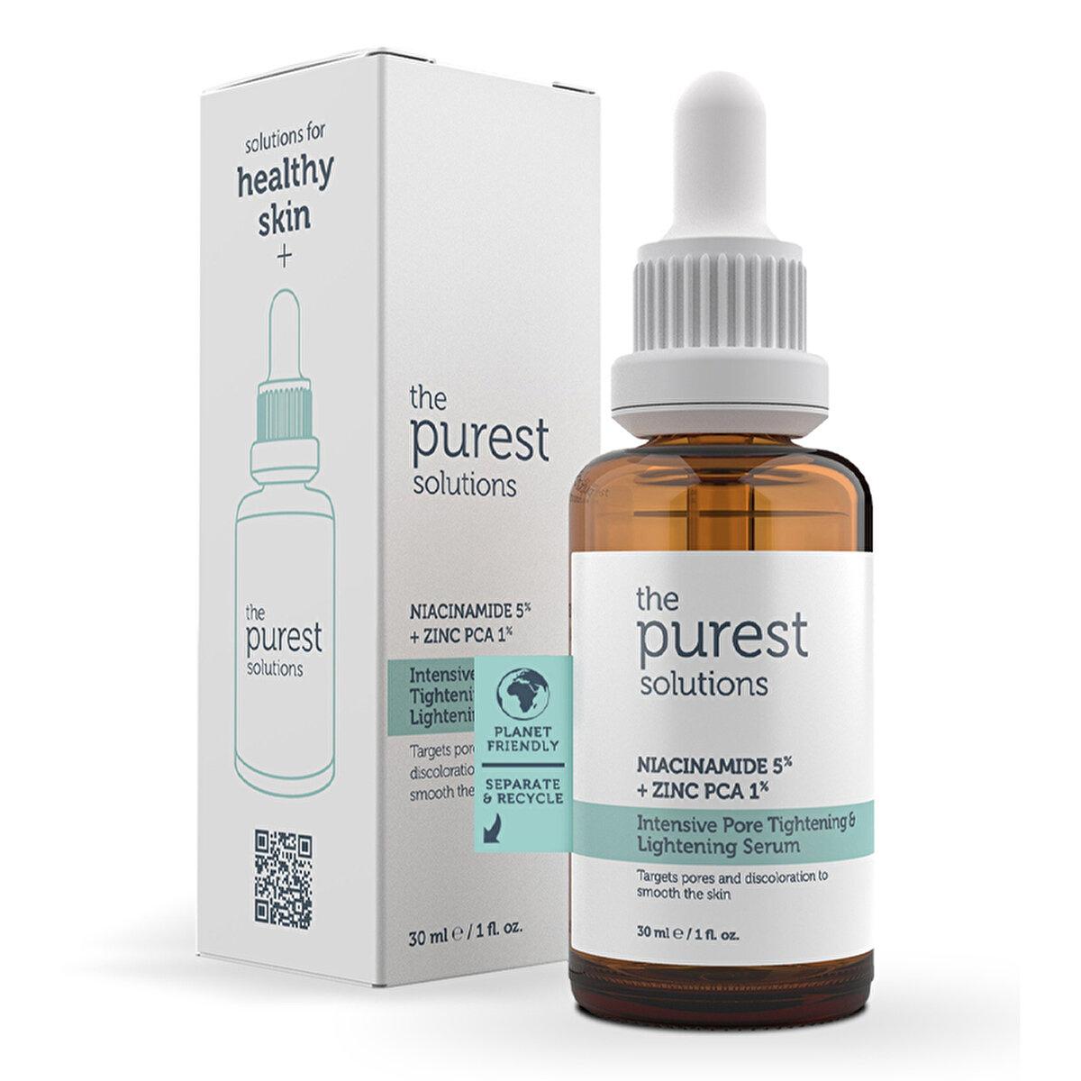 The Purest Solutions Niacinamide 5% + Zinc PCA 1% Acne Serum for Oily Skin - 1.01 fl oz The Purest Solutions Acne Serum - Niacinamide 5% + Zinc PCA 1% acne serum, blackhead removal serum, niacinamide serum, zinc PCA serum, skin tone correction, oily skin solution, acne prone skin, blackhead reduction, skin clarity, sebum control, anti-bacterial, anti-oxidant, skincare routine, acne treatment