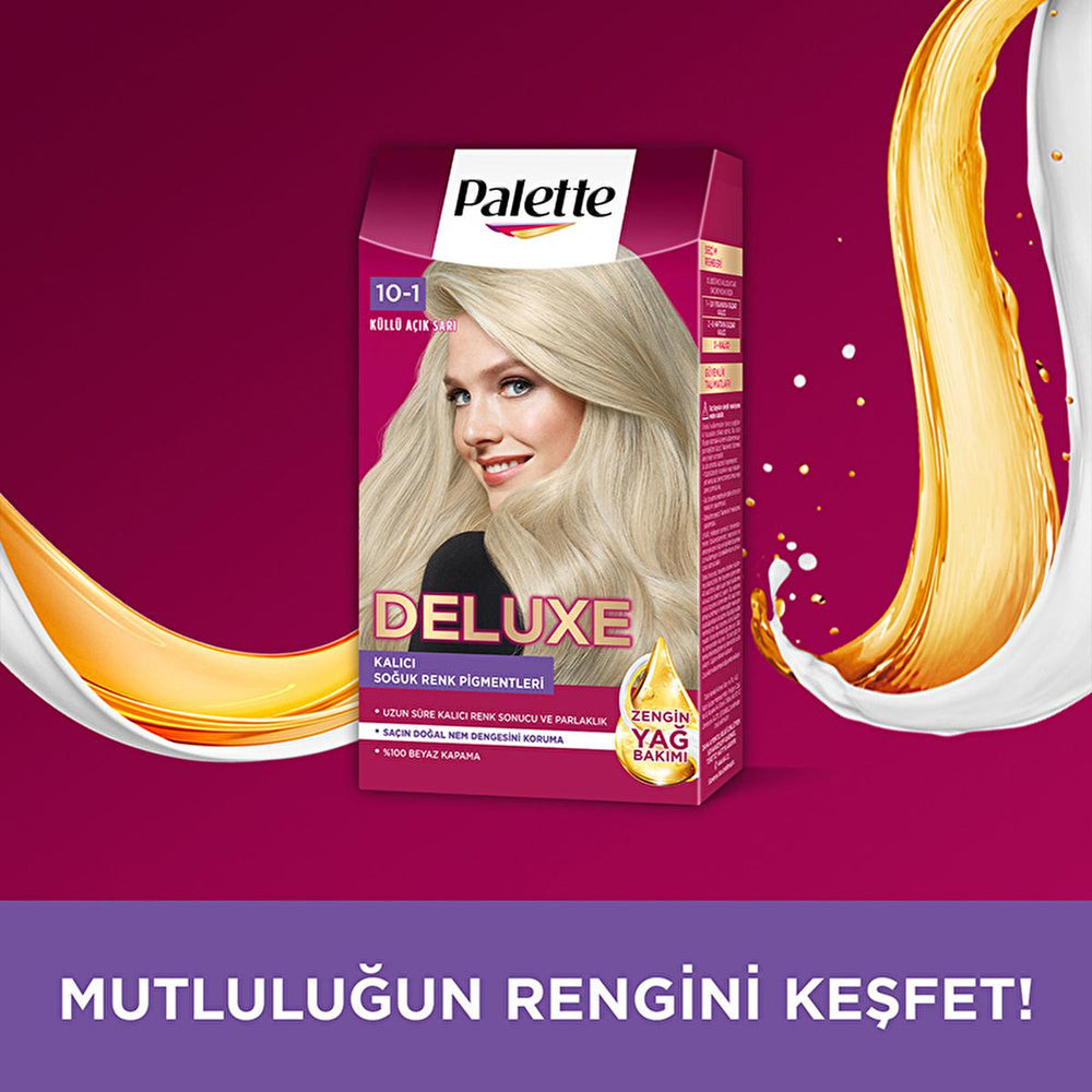 Palette Deluxe Hair Dye - Long-Lasting Nourishing Küllü Açık Sarı Color by Palette - view 2