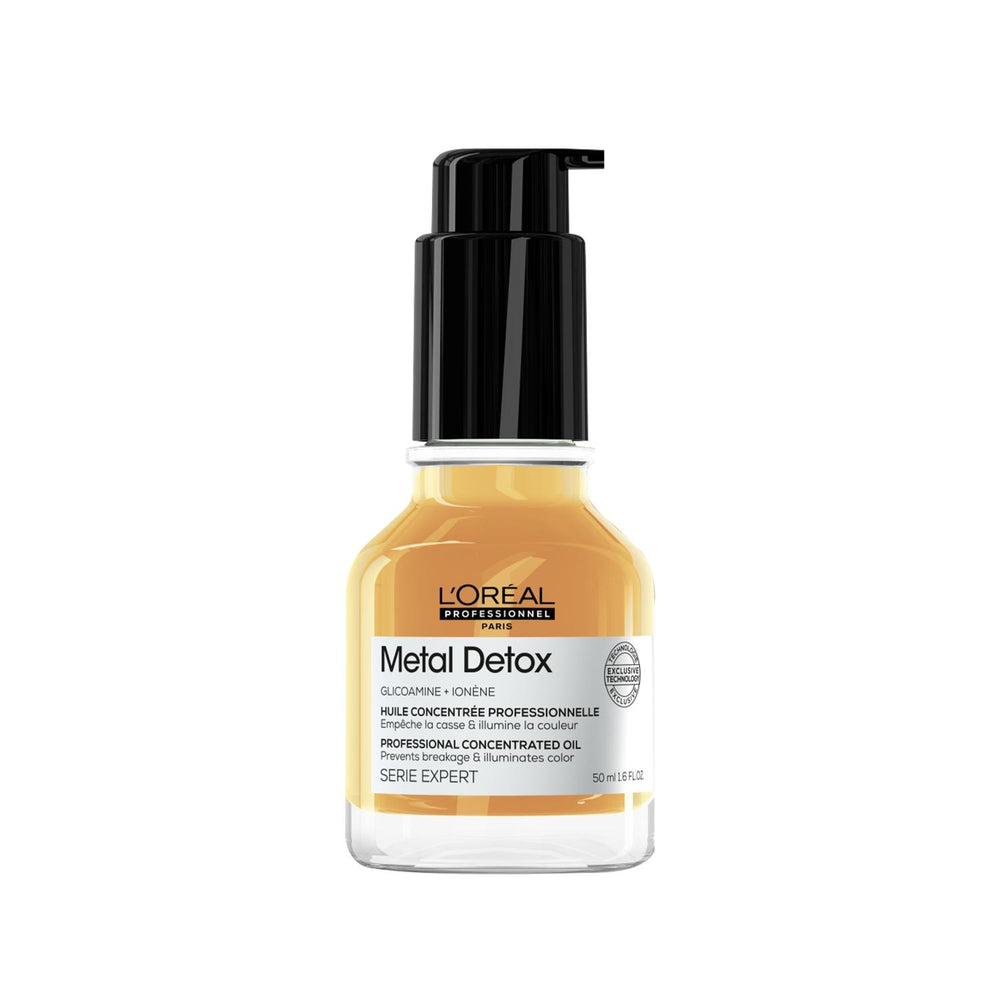 Loreal Professionnel Paris Serie Expert Metal Detox Hair Care Oil - Nourishing, Protective, 1.69 fl oz - Hair Mask