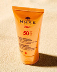 Nuxe Sun Creme Fondante Visage Haute Protection Spf50 - Non-Comedogenic Facial Sunscreen with Moisturizing Benefits Nuxe SPF50 Facial Sunscreen - Non-Comedogenic & Moisturizing Nuxe Sun Cream, SPF50 Facial Sunscreen, Non-comedogenic Sunscreen, Paraben-free Skincare, Moisturizing Sunscreen, Facial Sunscreen, Sunscreen Cream, High Protection Sunscreen, Natural Skincare, Botanical Ingredients, Sensitive Skin, Acne-Prone Skin