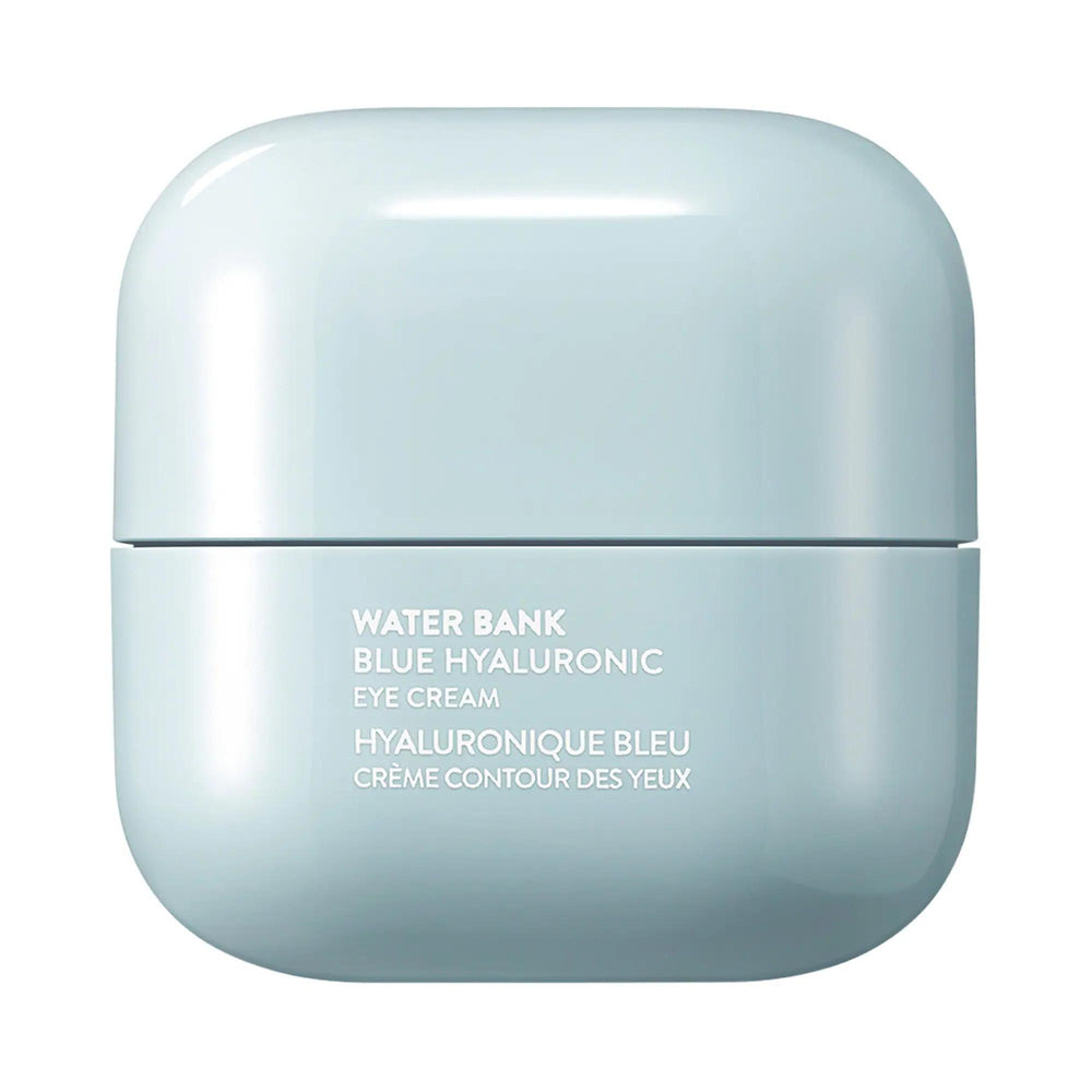 Water Bank Blue Hyaluronic Eye Cream - Hydrating, Brightening, Anti-Aging Eye Cream for Dark Circles & Puffiness Water Bank Blue Hyaluronic Eye Cream for Dark Circles & Puffiness Hyaluronic Eye Cream, Korean Skincare Eye Cream, Anti-Aging Eye Cream, Brightening Eye Cream, Natural Eye Cream, Dark Circle Treatment, Puffiness Reduction, Fine Lines and Wrinkles, Sensitive Skin, Skincare Routine, Eye Care, Eye Creams & Treatments, Blue Hyaluronic Acid, Niacinamide, Caffeine, Dermatologist Tested, Ophthalmologist