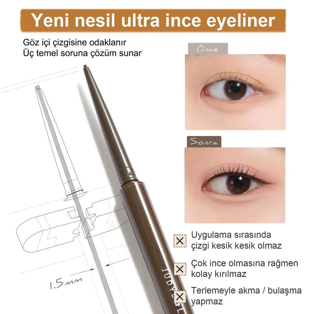 Judydoll Ultrafine Eyeliner 01 Black Brown