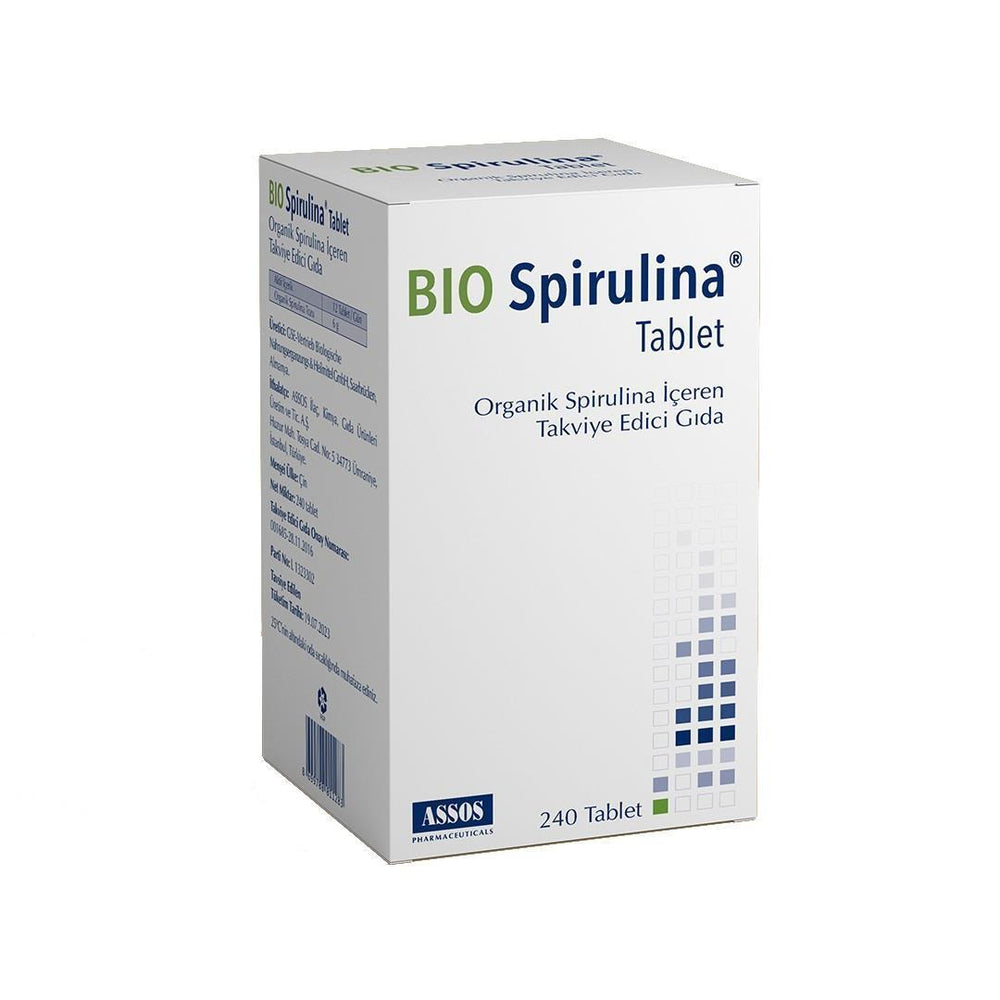 Bio Spirulina 500mg 240 Tablets - Organic Dietary Supplement for Nutritional Health - image 2