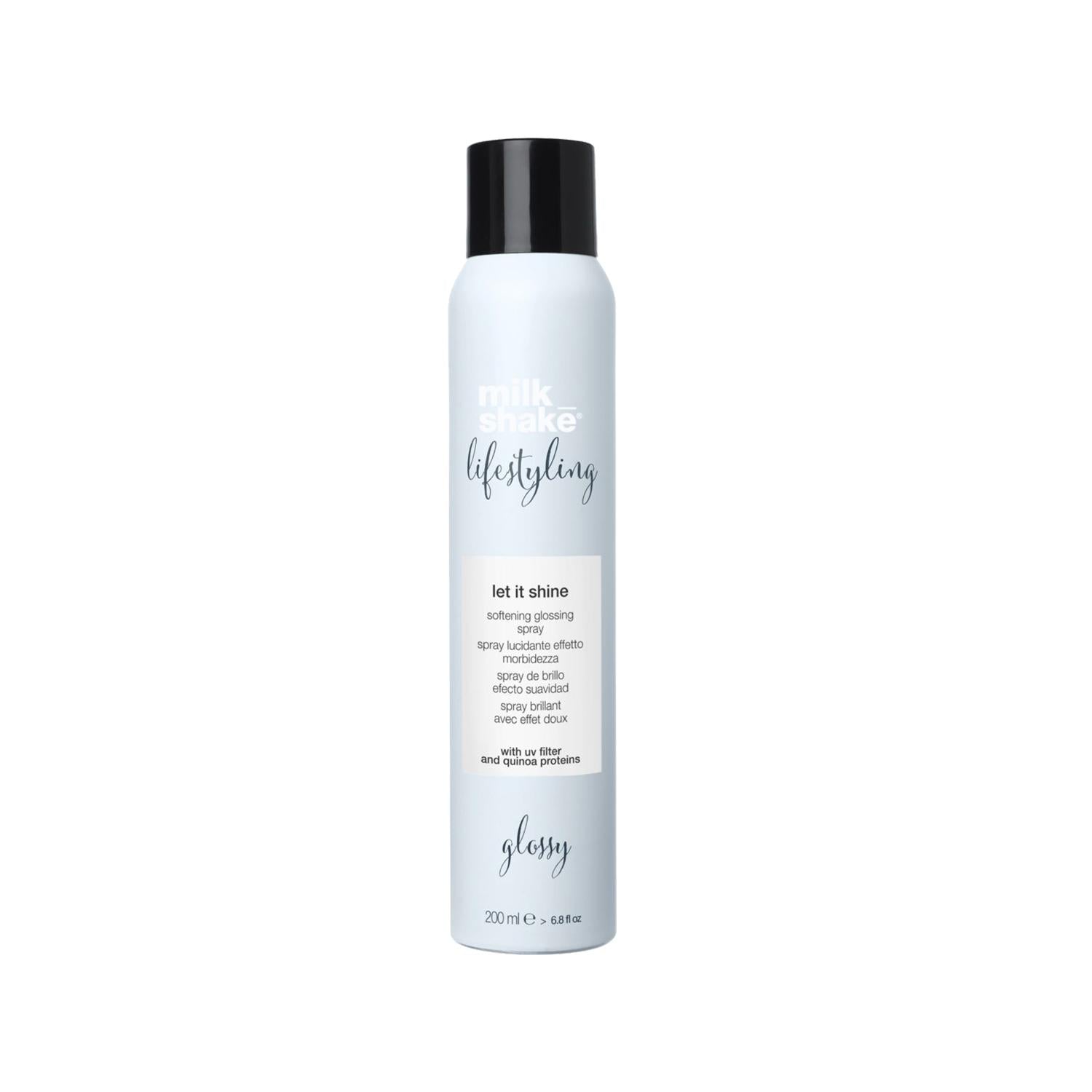milk_shake Lifestyling Let It Shine Hair Spray - 200ml Shining Hair Styling Product for Hair Care milk_shake Let It Shine Hair Spray - Shining Hair Styling hair spray, shine hair spray, milk_shake hair products, Lifestyling hair care, hair styling products, shining hair spray, hair care, styling products, hair shine, 200ml hair spray