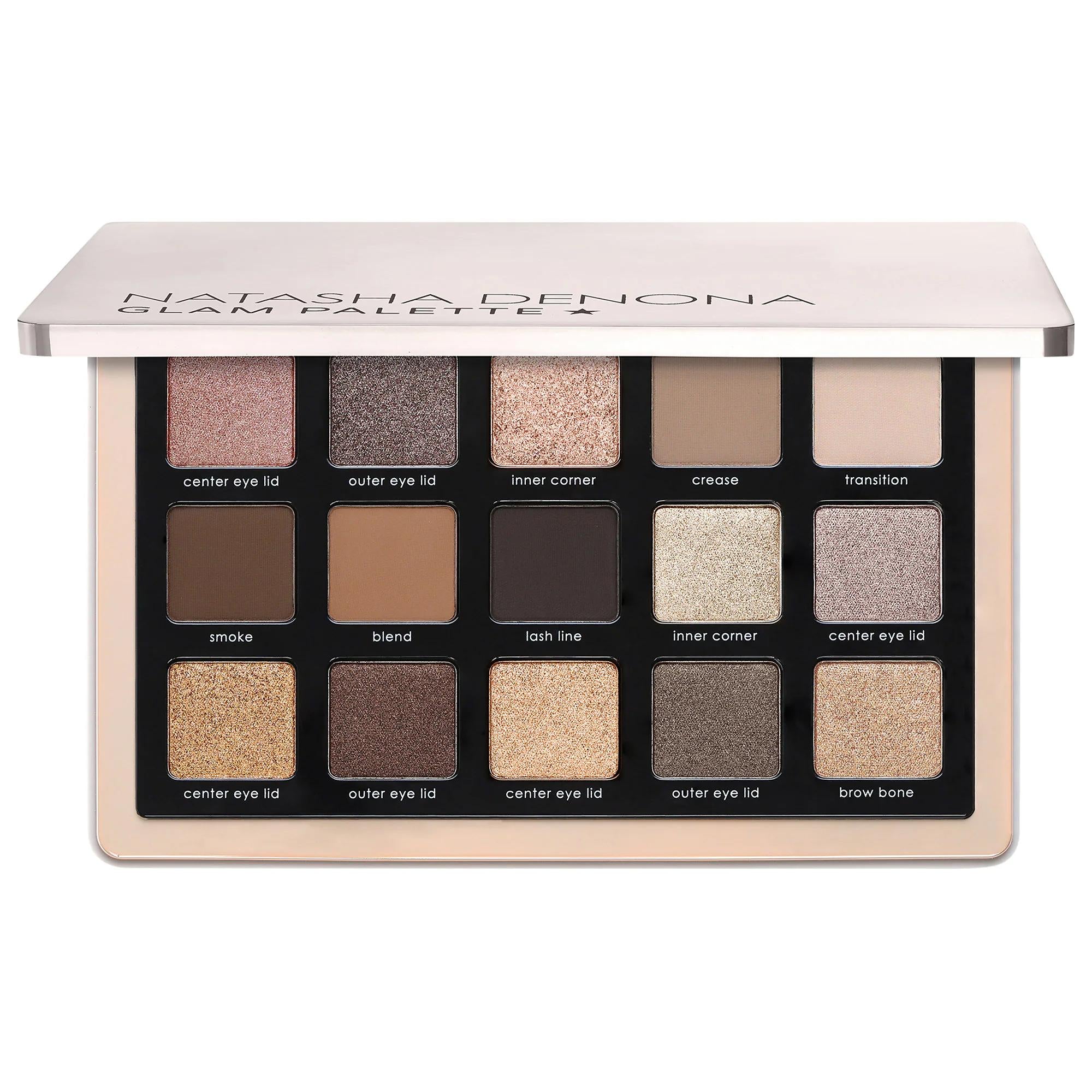 Natasha Denona Glam Eyeshadow Palette: Create Smokey & Natural Glam Looks - Cruelty & Paraben-Free, 15 Versatile Shades Natasha Denona Glam Eyeshadow Palette: Smokey & Natural Looks eyeshadow palette, glam eyeshadow, smokey eye palette, cruelty-free eyeshadow, paraben-free eyeshadow, makeup palette, eyeshadow set, natasha denona eyeshadow, eye makeup, eye shadow, makeup, cosmetics, beauty, eyeshadow, eye palette, paraben free, cruelty free, glam look, smokey eye, natural look, 15 shades, versatile, makeup e