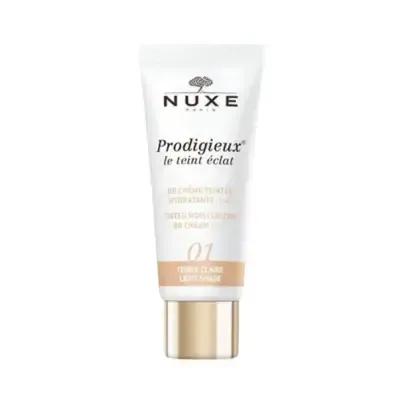 Nuxe Prodigieux Tinted Moisturizing BB Cream - 01 Light - Natural Radiance, Lightweight Coverage, Fair Skin Perfector Nuxe BB Cream -  Tinted Moisturizer For Radiant, Fair Skin Tinted moisturizer, BB cream, Light coverage BB cream, Nuxe BB cream, Tinted face cream, Light shade BB cream, Moisturizing BB cream, Nuxe Prodigieux, BB cream for fair skin, tinted cream, moisturizing cream, face cream, light coverage, natural look, Nuxe, Prodigieux, fair skin, light skin, even skin tone, radiant complexion, travel 