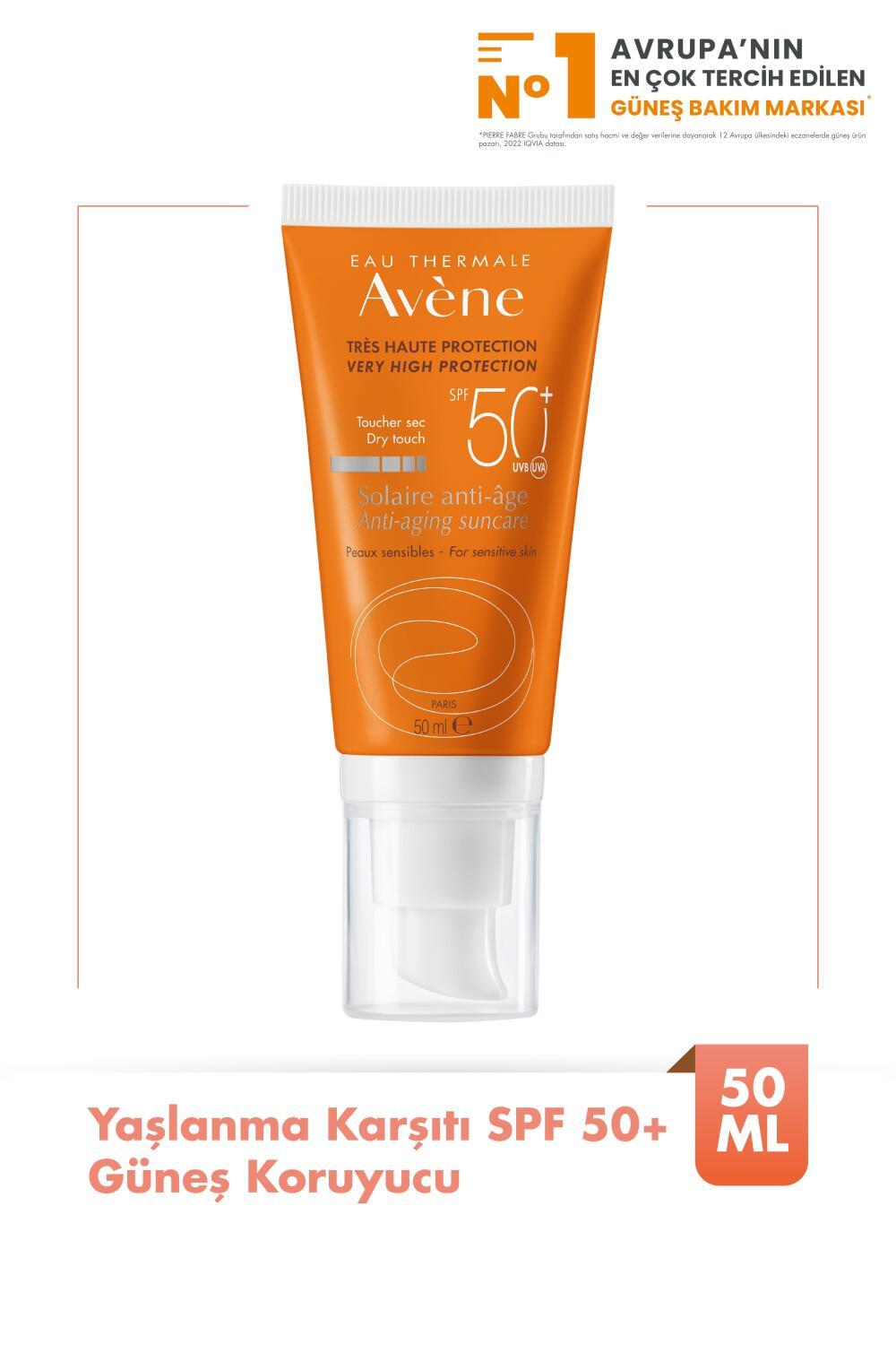 Avene Anti-Aging SPF50+ Sunscreen Cream for Sensitive Skin - Moisturizing &amp; Soothing - image 8