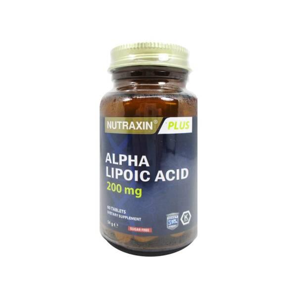 Nutraxin Alpha Lipoic Acid 200mg - 60 Tablets - Sugar & Gluten-Free Antioxidant - image 4