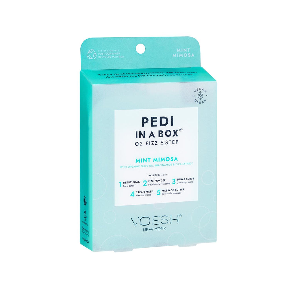 Voesh New York Pedi In A Box O2 Fizz Pedicure Kit - 5-Step At-Home Pedicure Set with Mint Voesh New York Pedi In A Box O2 Fizz Pedicure Kit - 5-Step At-Home Pedicure at-home pedicure kit, 5-step pedicure set, Voesh New York Pedi In A Box, fizz pedicure, mint pedicure kit, self-care, personal grooming, pedicure, foot care, beauty products, cosmetic kits, personal care, wellness, relaxation, foot spa, DIY pedicure