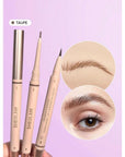 Sheglam On Demand 2-in-1 Brow Pencil for Defined Brows Taupe 03