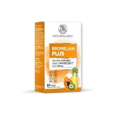 naturalnest bromelain plus 60 capsules, vegan bromelain supplement, natural enzymes from pineapple, gluten-free bromelain capsules Naturalnest Bromelain Plus - 60 Capsules | Vegan &amp; Gluten-Free Naturalnest Bromelain Plus - 60 Capsules bromelain, supplement, natural, vegan, vegetarian, gluten-free, health, wellness, enzymes, ai-generated