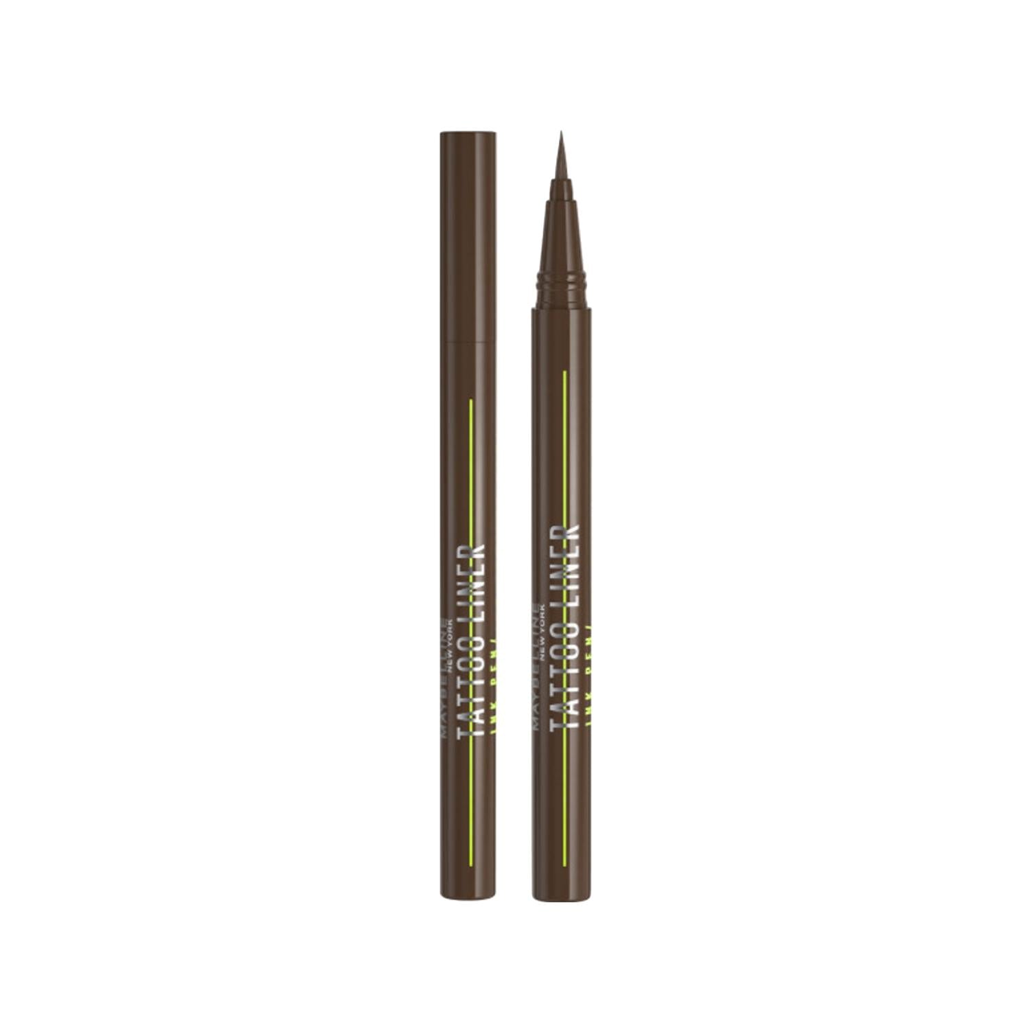 Maybelline Tattoo Liner Ink Pen Liquid Eyeliner Brown 882 - Precision Liquid Eyeliner for Natural Everyday Makeup Maybelline Tattoo Liner Brown 882 - Precision Liquid Eyeliner Maybelline Tattoo Liner, Liquid Eyeliner Brown, Precision Eyeliner Pen, Cosmetic Eyeliner, Brown Eyeliner Makeup, Everyday Makeup, Natural Eyeliner, Liquid Eyeliner, Eyeliner Pen, Makeup Essentials, Beauty Products, Cosmetics