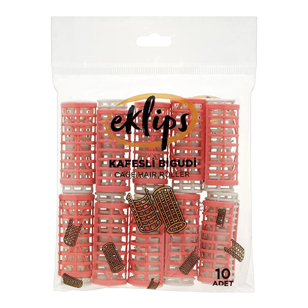 Eklips Cage Hair Rollers for Easy Styling 10-Pack
