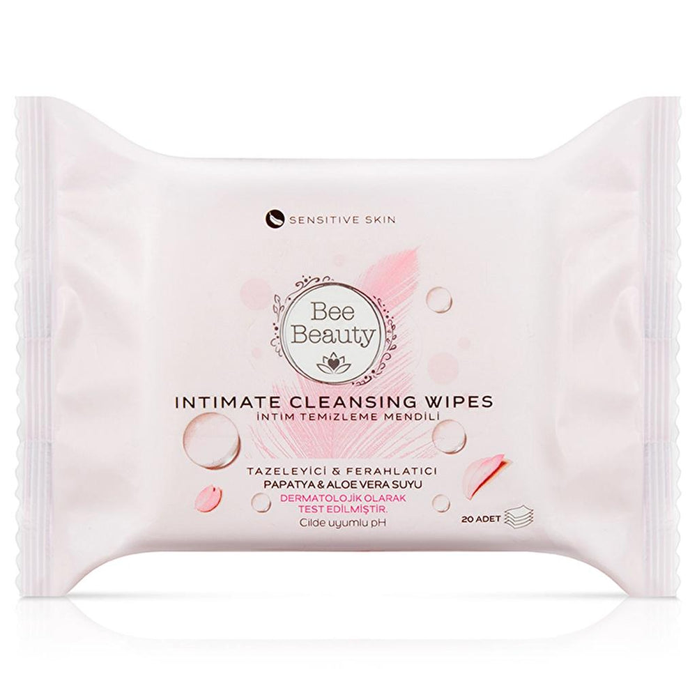 Bee Beauty Intimate Cleansing Wipes for Freshness 20 Count