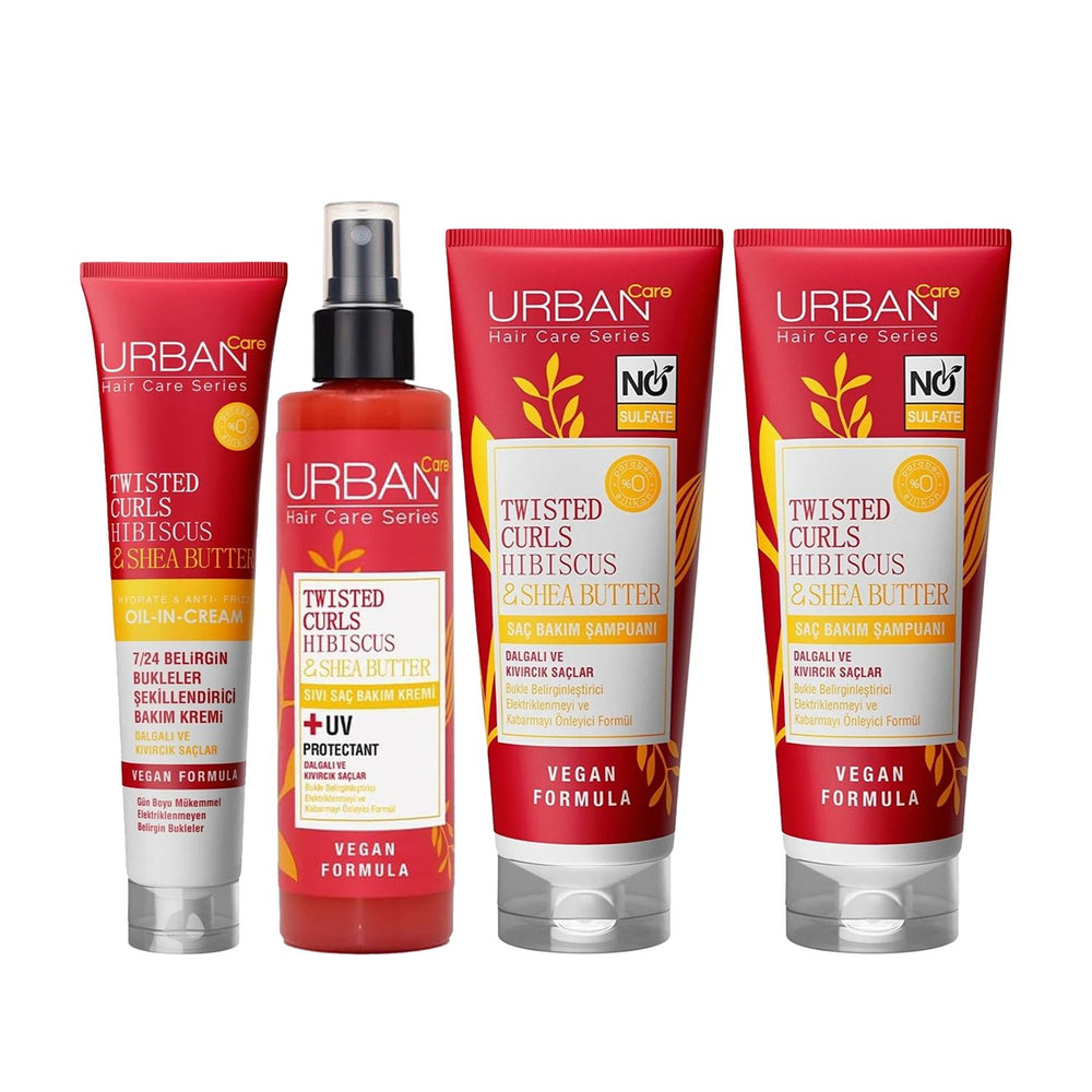 URBAN Care Twisted Curls Hibiscus Hair Care Set for Curly & Wavy Hair - Nourishing, Moisturizing, and Defining Curls URBAN Care Twisted Curls Hair Care Set for Curly Hair curly hair care, wavy hair products, hibiscus hair care, URBAN Care Twisted Curls, curly hair routine, hair care set, nourishing hair products, moisturizing hair care, curl definition, healthy hair growth, curly hair solutions, wavy hair care, hair care routine, curly hair products, hair nourishment, hair moisturization