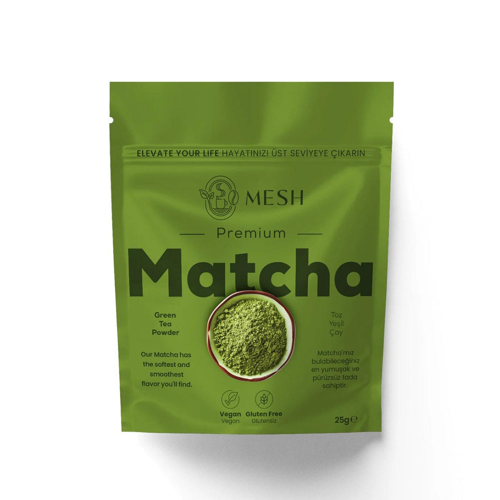 Mesh Matcha Green Tea Sticks for Daily Wellness 25g