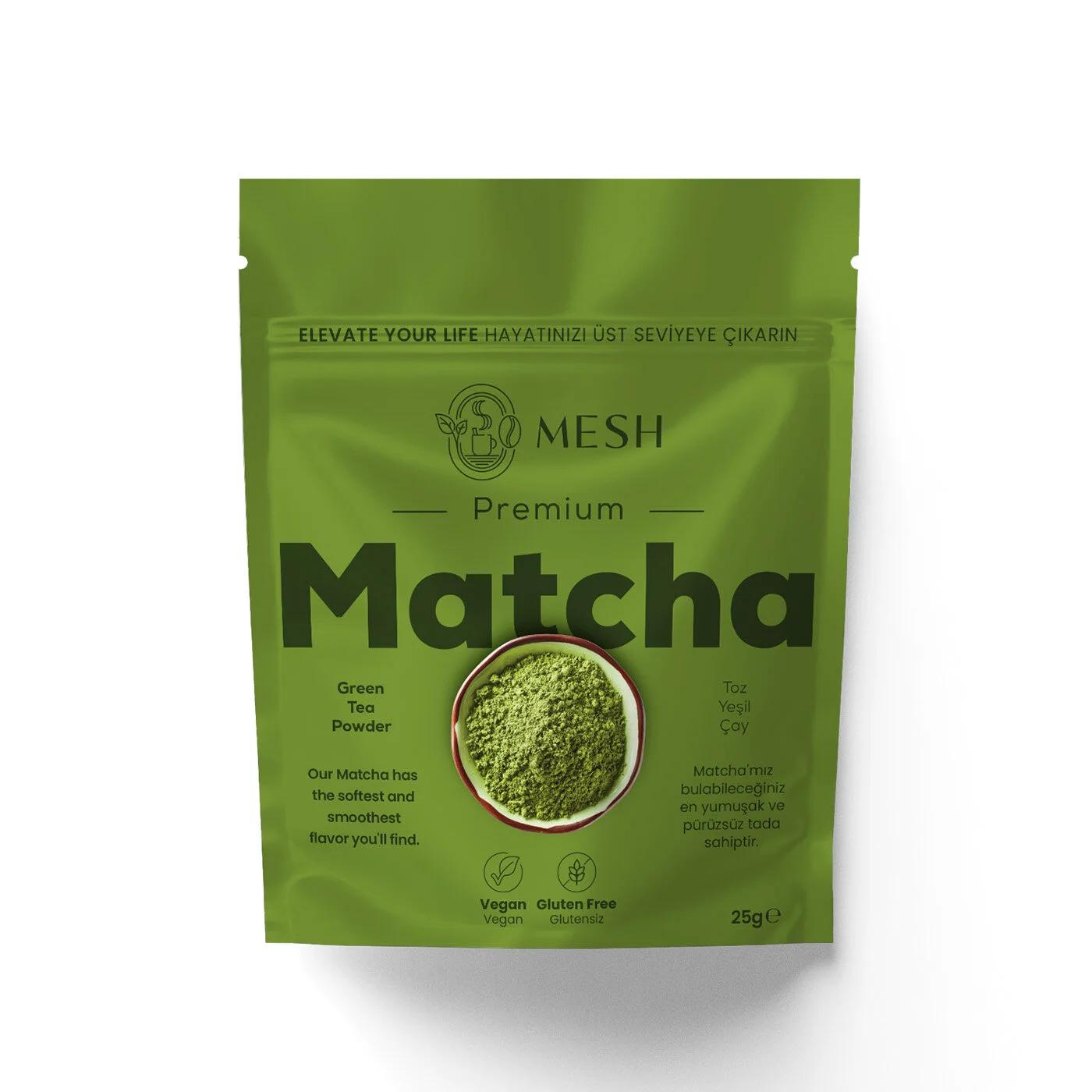 Mesh Matcha Green Tea Sticks for Daily Wellness 25g