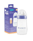 Lansinoh Natural Wave Baby Bottle 240ml - BPA Free, Anti-Colic, Breast Milk Storage - Baby Care