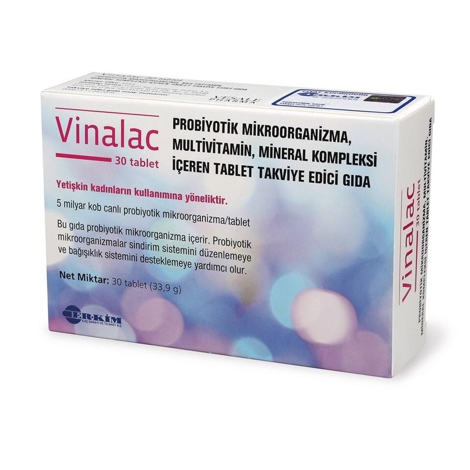 Vinalac - Dietary Supplement Probiotic Multivitamin &amp; Mineral Complex 30 Tablets Vinalac Probiotic Multivitamin &amp; Mineral Complex dietary supplement, probiotic supplement, multivitamin, mineral complex, Vinalac 30 Tablet, health supplements, wellness products, gut health support, immune system support, nutritional supplements, vitamin and mineral supplements