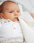 Babyjem Baby Muslin Cloth - Soft, Multi-Purpose Cloth for Baby Care Essentials - Pack of 4 Baby Muslin Cloth by Babyjem - Soft & Multi-Purpose baby muslin cloth, muslin cloth, baby care essentials, soft baby cloth, multi-purpose baby cloth, baby hygiene products, babyjem, ecru baby cloth, pack of 4, gentle baby products, baby comfort, newborn essentials, baby gift ideas