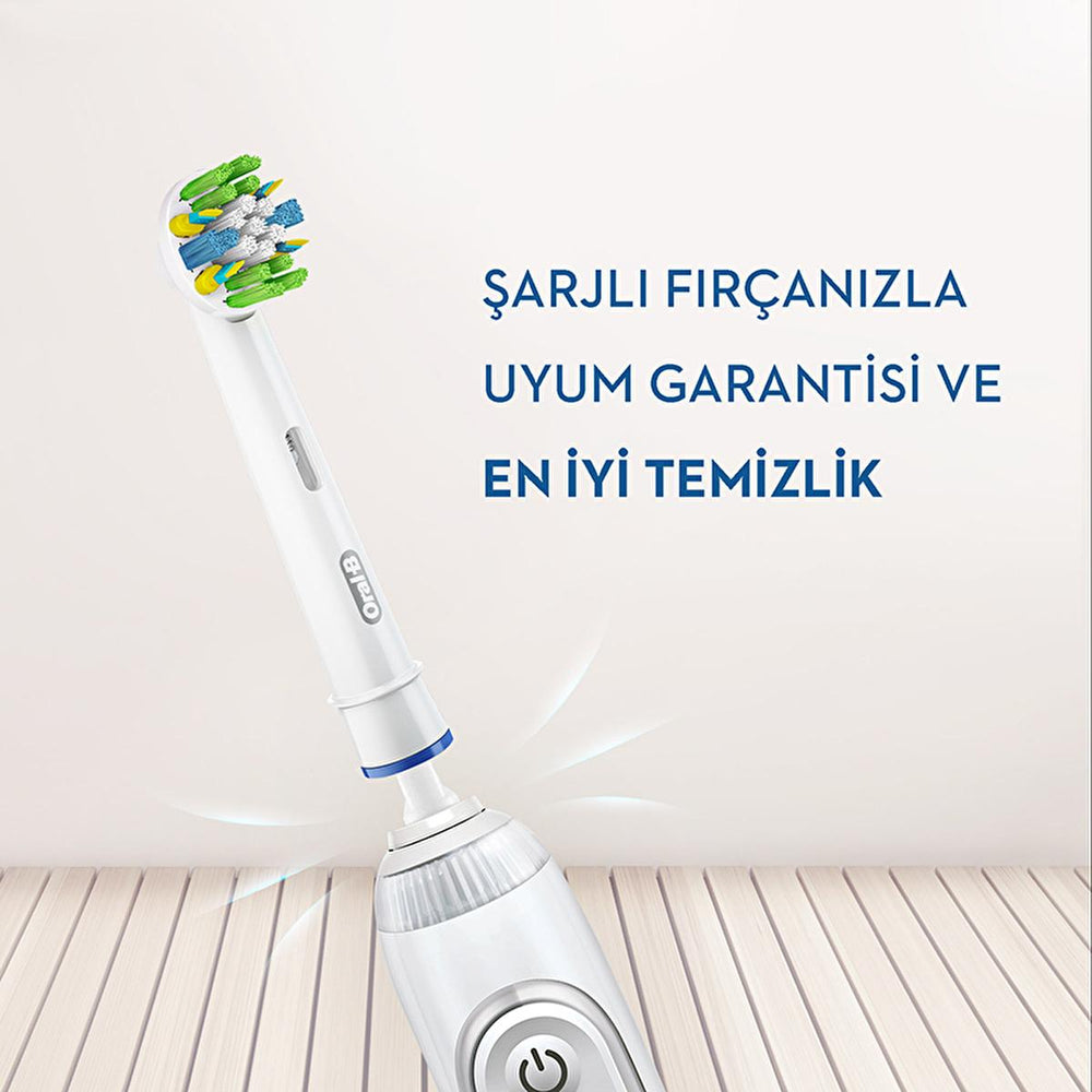 Oral-B Floss Action Replacement Toothbrush Heads (2-Pack) - MicroPulse Bristles, CleanMaximizer Technology - view 5