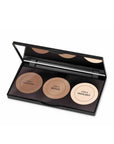 Golden Rose Contour Powder Kit 3x3.5g - Complete Makeup Contouring Solution for Enhanced Facial Features - Highlighter