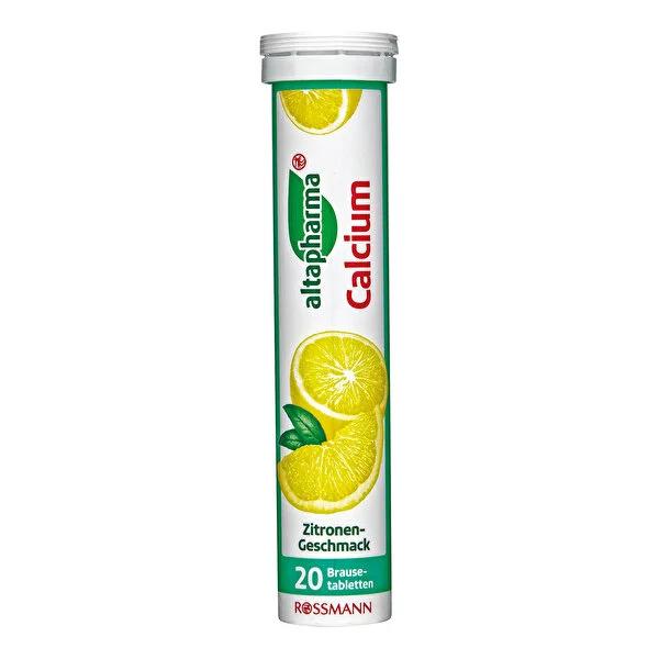 Altapharma Vegan Calcium Supplement Effervescent Tablets - Gluten-Free, Lactose-Free, Lemon Flavored - Supports Bone Health Altapharma Calcium Supplement Effervescent Tablets - Vegan, Gluten-Free Calcium Supplement, Effervescent Tablets, Vegan Calcium, Gluten-Free Supplement, Lactose-Free Calcium Supplement, Lemon Flavored Calcium Tablets, Bone Health Support, Vegan Health Supplements, Dietary Supplements, Adults Health, Easy to Consume Supplements, Gluten-Free Health, Lactose-Free Health, Vegan Lifestyle P