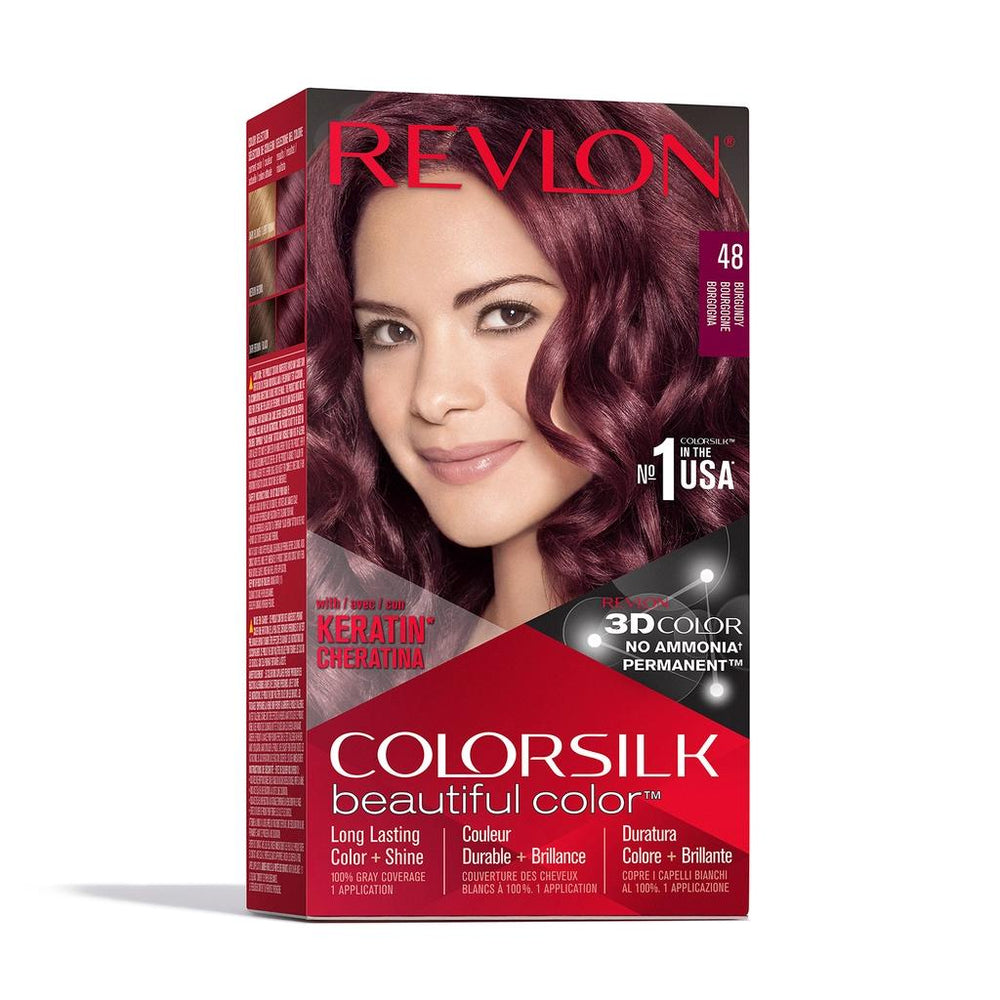 Revlon ColorSilk Beautiful Color Hair Dye 48 Burgundy