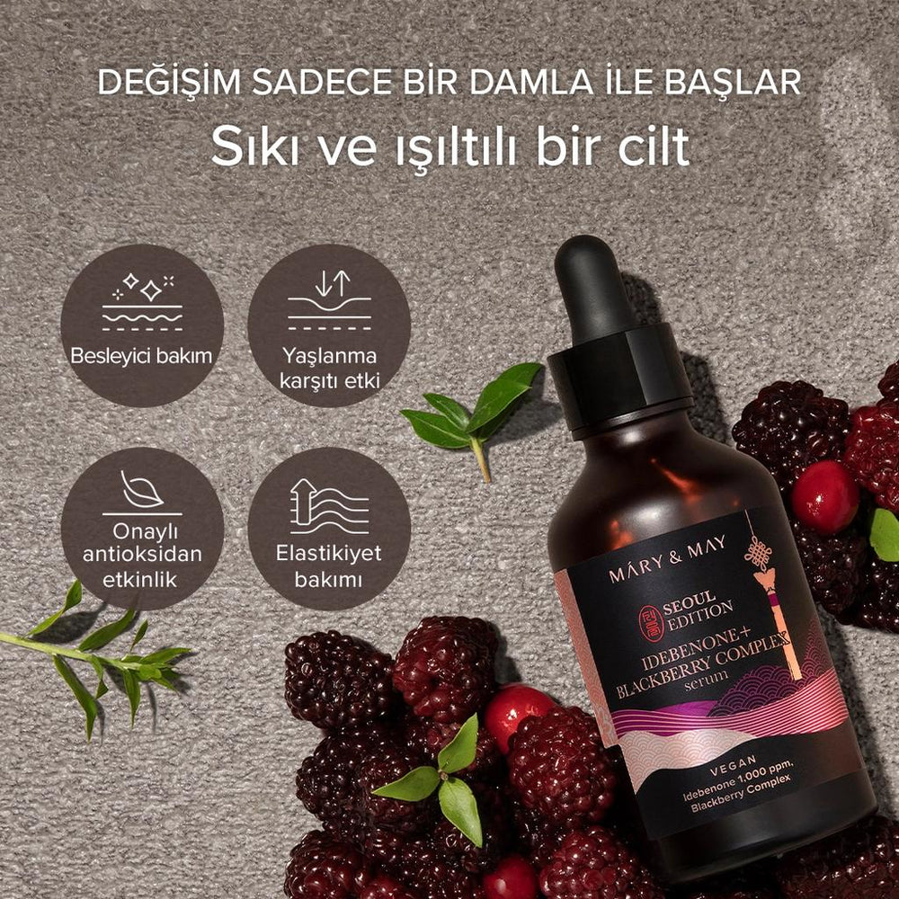 Mary & May Blackberry Complex Serum with Idebenone 80ml