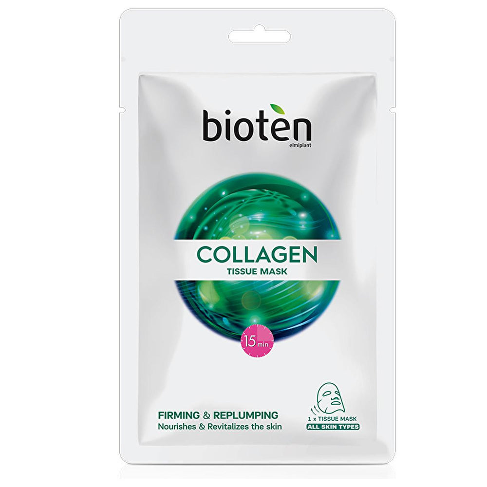 Bioten Collagen Face Mask - Anti-Aging, Moisturizing Sheet Mask for All Skin Types, Dermatologically Tested, - view 2