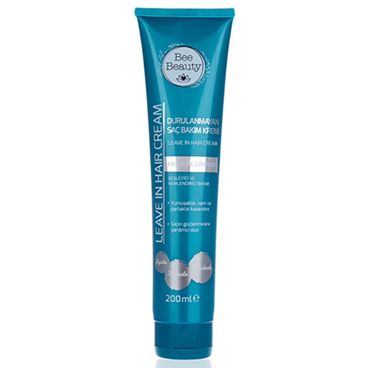 Bee Beauty Leave-in Hair Care Cream with Exotic Oils - Anti-frizz, Nourishing, 6.76 fl oz Bee Beauty Leave-in Hair Cream - Anti-frizz, Nourishing Leave-in Hair Cream, Hair Care with Exotic Oils, Anti-frizz Hair Product, Nourishing Hair Cream, Bee Beauty Hair Care, Hair Care, Leave-in Hair Product, Hair Nourishment, Frizz Control, Hair Softening, Hair Shine, Hair Strengthening