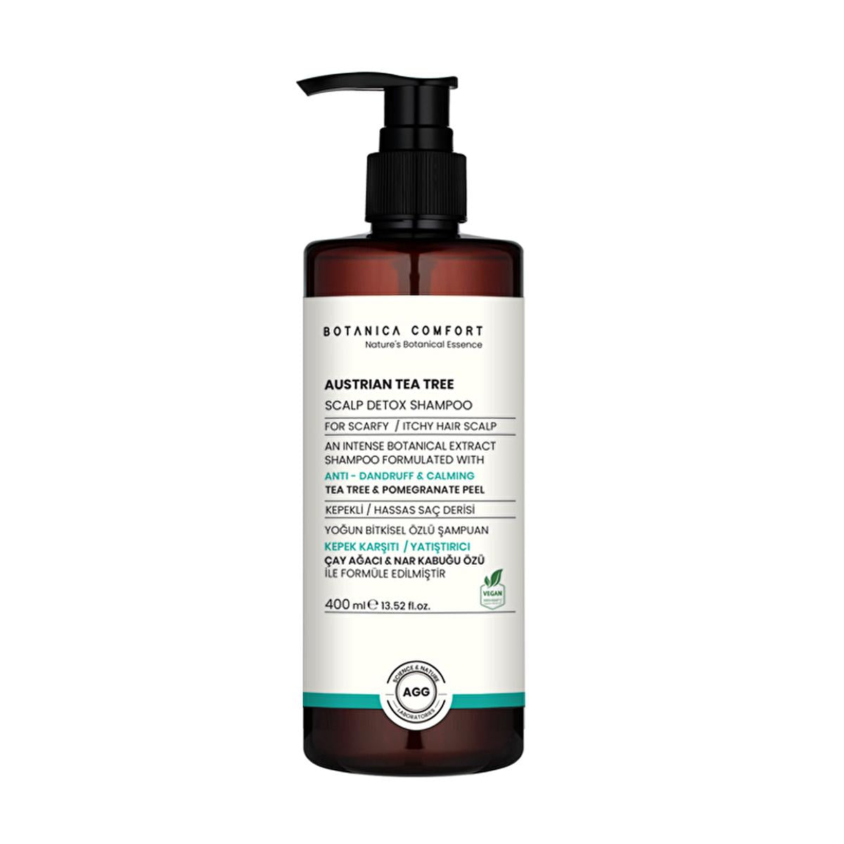 Botanica Comfort Austrian Tea Tree Scalp Detox Shampoo - Soothing, Anti-Dandruff, Natural Hair Care - 400ml Botanica Comfort Tea Tree Scalp Detox Shampoo - Soothing & Anti-Dandruff Tea Tree Shampoo, Scalp Detox, Anti-Dandruff Shampoo, Soothing Shampoo, Natural Hair Care, Herbal Shampoo, Scalp Care, Dandruff Treatment, Itchy Scalp Relief, Botanica Comfort, Austrian Tea Tree, Pomegranate Extract, Hair Care, Natural Ingredients, Organic Shampoo