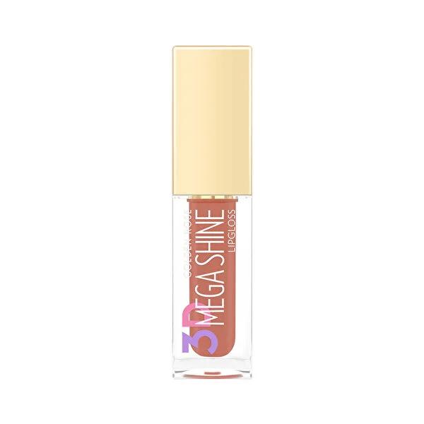 Golden Rose 3D Mega Shine Lip Gloss No:104 - Moisturizing, Shiny Lip Gloss for Fuller Lips Golden Rose 3D Mega Shine Lip Gloss - Shiny & Moisturizing Lip Gloss, Mega Shine Lip Gloss, Cosmetic Lip Care, Moisturizing Lip Gloss, Shiny Lip Gloss, Golden Rose, Beauty, Makeup, Lip Care, Cosmetics, 3D Mega Shine Effect, Soft and Lightweight, Special Applicator, Jojoba Oil, Vitamin E, Pastel Colors, Pearlescent, Shimmering Colors