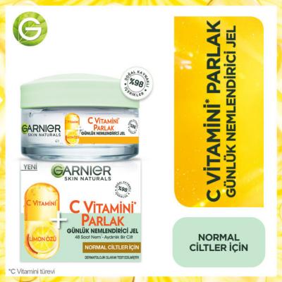 Garnier Skin Naturals Vitamin C Daily Moisturizing Gel for Normal Skin - 1.69 fl oz, Natural Skincare with Antioxidant Properties - image 4