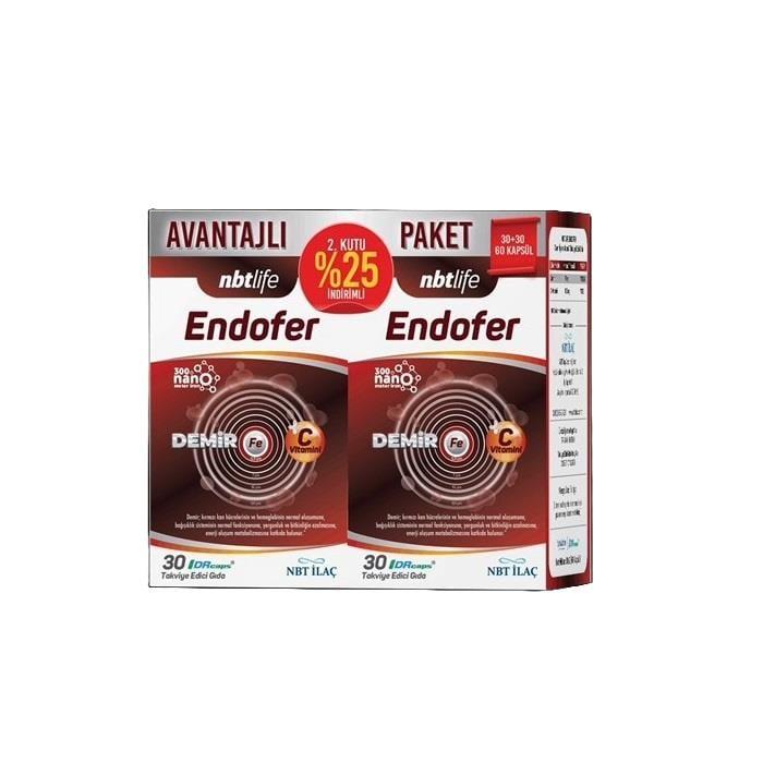 NBTLife Endofer Iron Supplement 30 Capsules 2-Pack