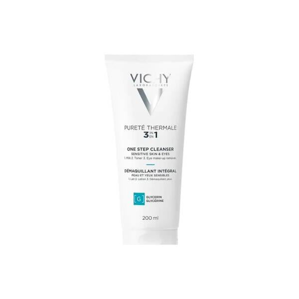 Vichy Demaquillant Integral 200ml - Gentle 3-in-1 Makeup Remover for Normal & Dry Skin - Makeup Remover