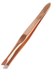 Nascita Bronze Slanted Tweezers for Precise Brow Shaping 1 pc