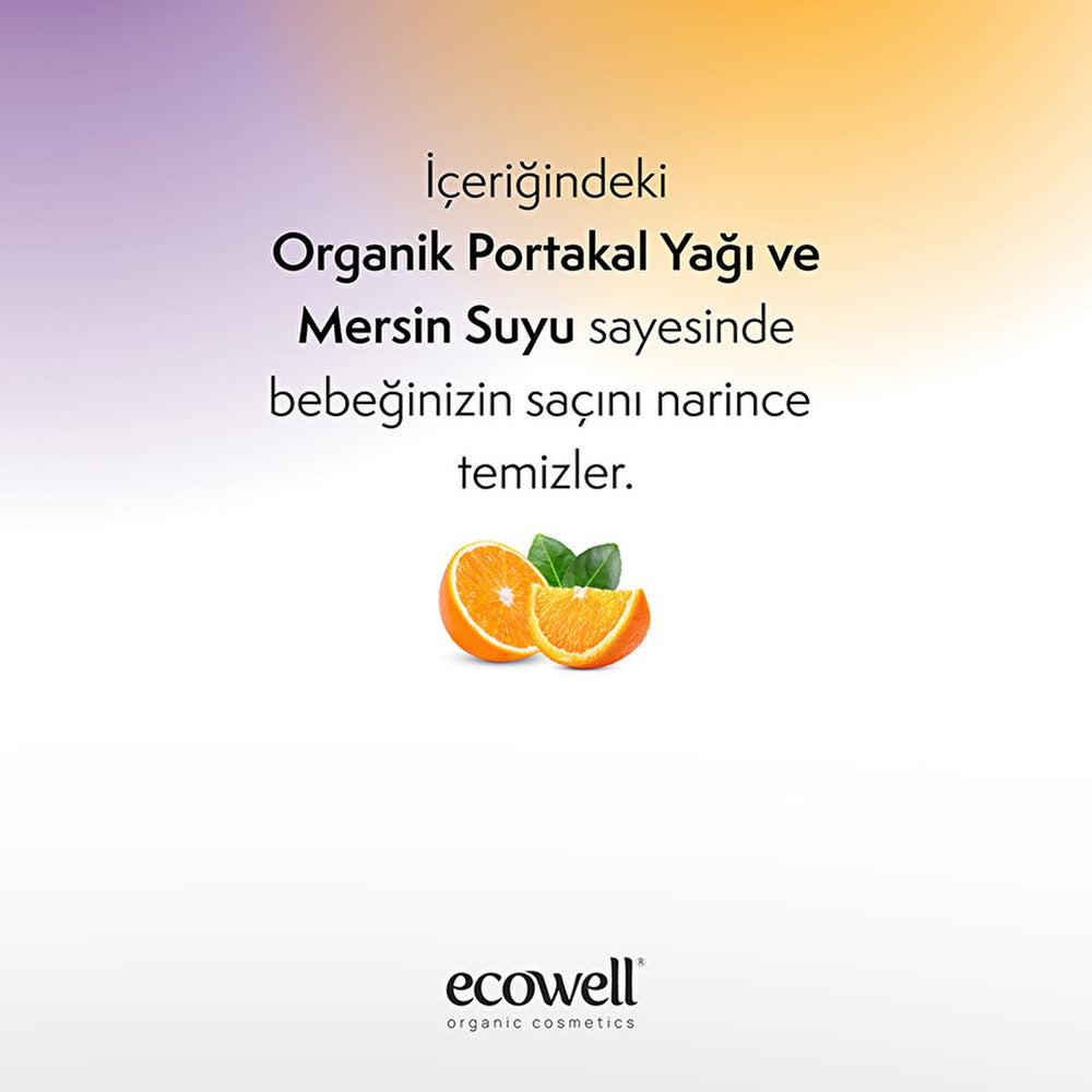 Ecowell Organic Baby Shampoo & Body Wash - Gentle, Paraben-Free, Vegan Certified - 10.14 fl oz - view 2