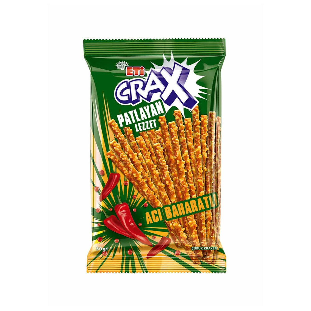 Eti Crax Spicy Chili Seasoned Crackers 50g