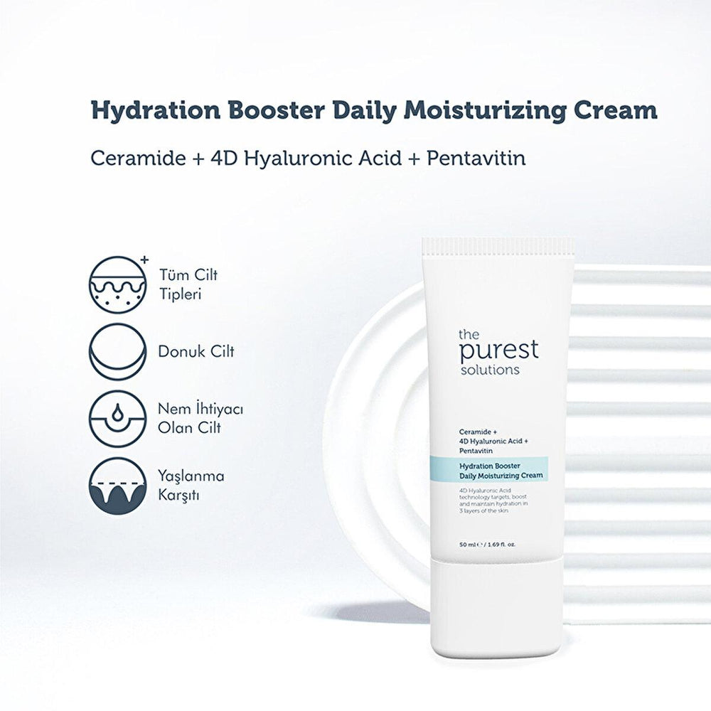 The Purest Solutions Moisturizing Face Cream with Hyaluronic Acid & Shea Butter - Anti-Aging Skincare for Dry Skin - view 3
