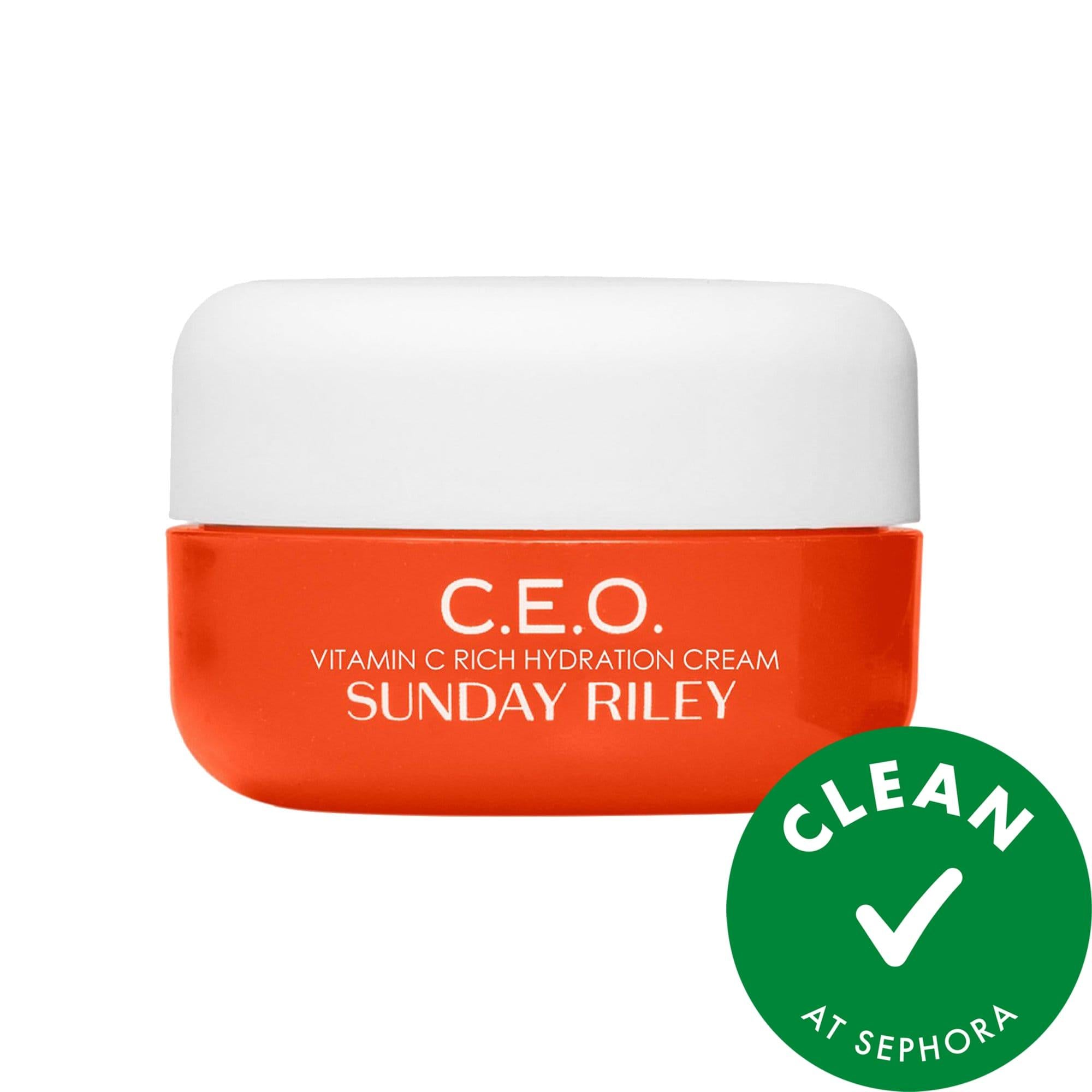 Sunday Riley C.E.O. Vitamin C Moisturizer: Brighten, Hydrate, & Protect Against Aging & Pollution - Advanced Formula For Radiant Skin Sunday Riley Vitamin C Moisturizer: Brighten & Hydrate Vitamin C Moisturizer, Brightening Moisturizer, Anti-Aging Moisturizer, Moisturizer for Sensitive Skin, Clean Beauty Moisturizer, Vitamin C Cream, Pollution Protection Skincare, Uneven Skin Tone Treatment, Hydrating Face Cream, Tetrahexyldecyl Ascorbate Moisturizer, moisturizer, brightening, anti-aging, sensitive skin, cl