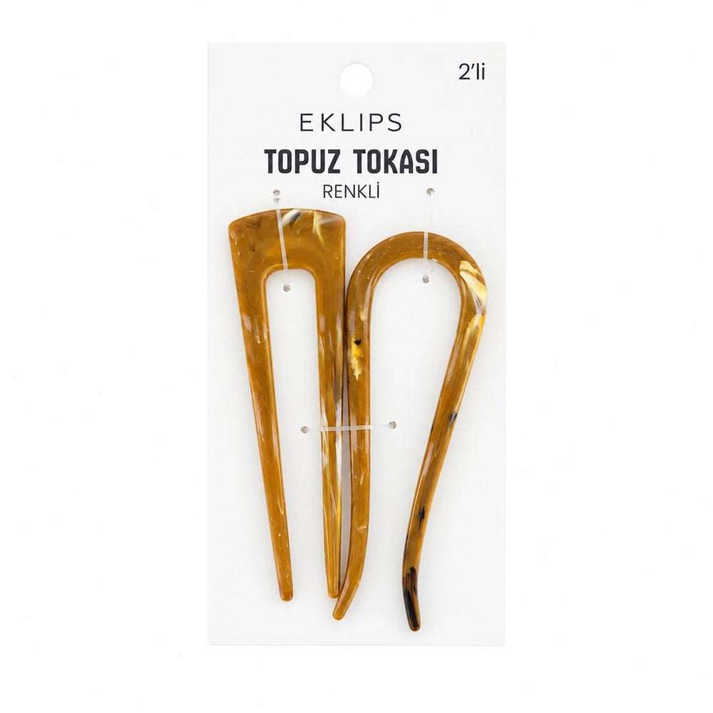 Eklips 2-Piece Bun Hair Ties for Secure Styling