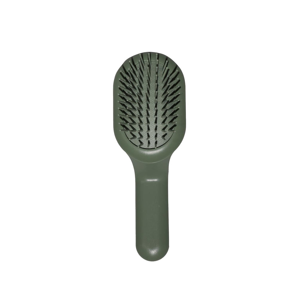 Janeke Curvy Bag Pneumatic Hairbrush in Green 1 pc