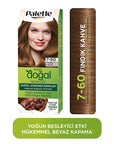 Palette Natural Hair Dye - Long-lasting Color with Natural Ingredients - 7-60 Fındık Kahve - view 3