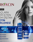 Bioxcin Biotin Shampoo 300ml - Nourishing & Strengthening for All Hair Types Bioxcin Biotin Shampoo - Nourishing & Strengthening Hair Care Biotin Shampoo, Hair nourishment shampoo, Hypoallergenic hair care, Dermatologically tested shampoo, SLES Paraben and Phthalate free shampoo, Hair care for all types, Nourishing shampoo, Strengthening shampoo, Healthy hair growth, Biotin for hair, Natural hair care products, Sensitive scalp solutions, Chemical-free shampoo