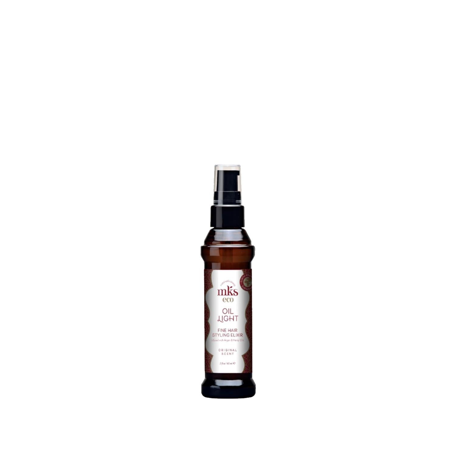 MKS Eco Oil Hair Styling Elixir Original - 60ml Smoothing &amp; Nourishing Hair Care Product - image 2
